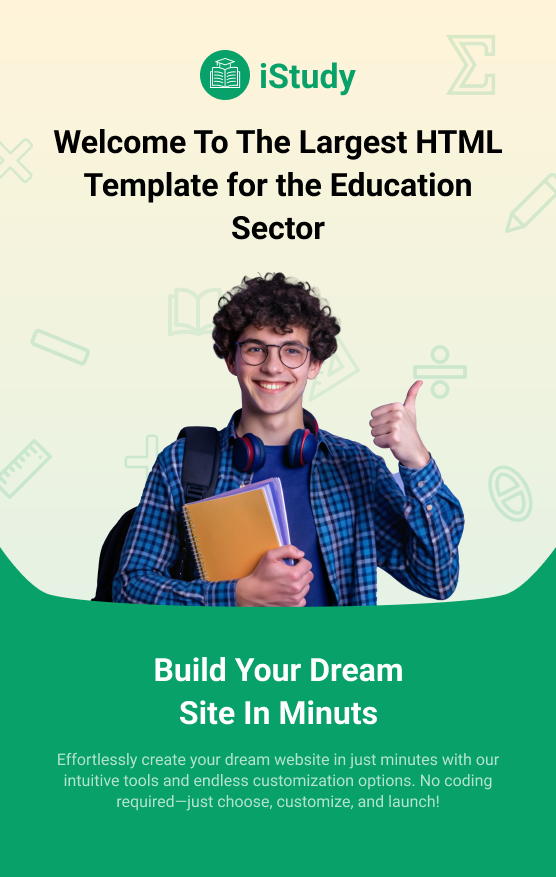 Education & Online Courses Template | iStudy