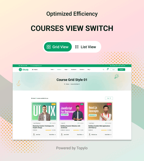 Education & Online Courses Template | iStudy